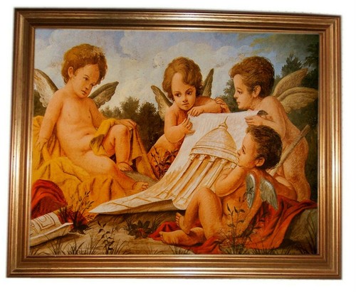 Angeli stampa tela - stampa,