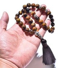 Tiger eye rosary - tiger, prayer