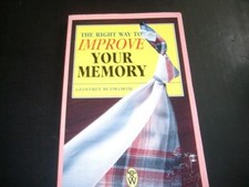 The Right Way to Improve Your Memory (Right Way S.) - Budworth, Geoffrey