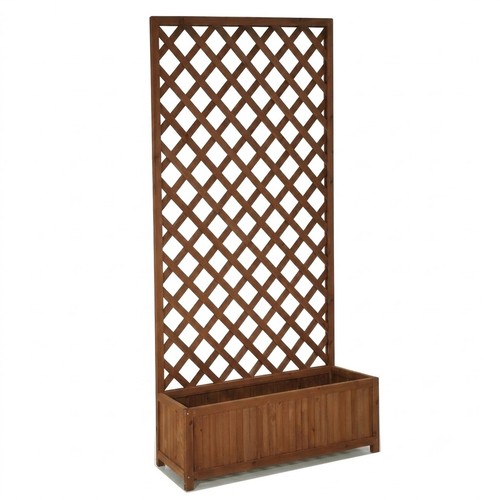 Fioriera legno con - legno,