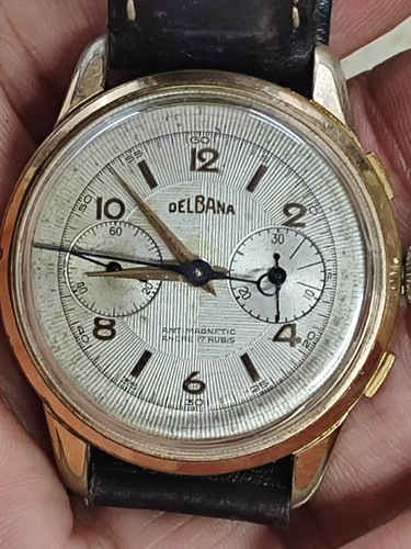 Cronografo vintage delbana - vintage,