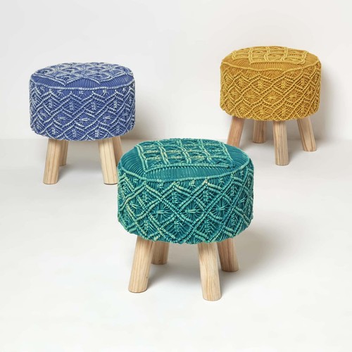 Pouf lavorato mano - pouf, a