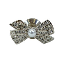 Spilla CHANEL logo CC argento