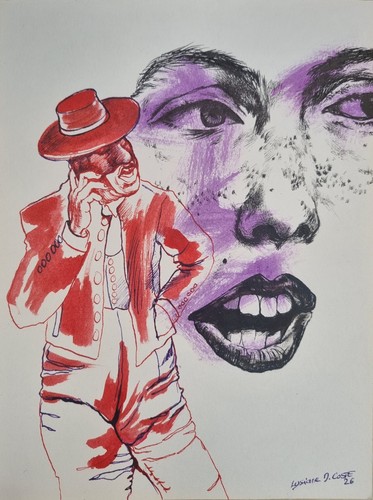 Lysiane coste mixed media - lysiane,