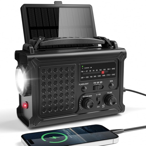 Radio manovella solare - radio,