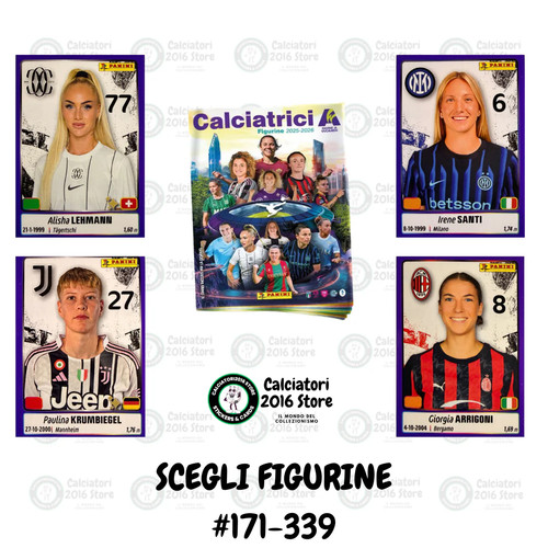 Calciatrici panini 2025 - calciatrici, 2025/26