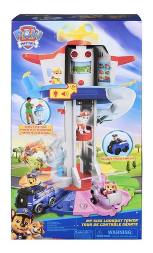 Paw patrol size torre - size,