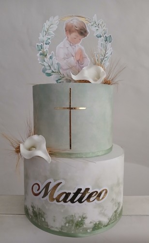 Torta scenografica comunione - torta,