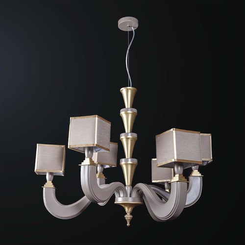 Lampadario classico legno - lampadario, in