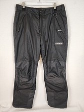 Lucky Bums Adult Snow Pants Black Style 156 Size Lg Insulated Zippered Pockets