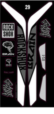 Mtb adesivi forcella rockshox - adesivi,