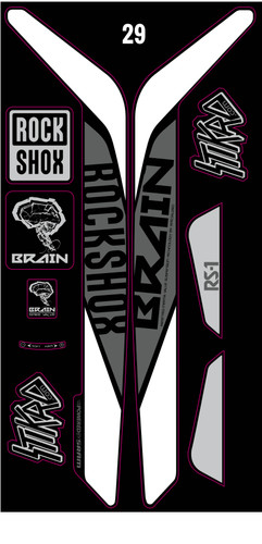 Mtb adesivi forcella rockshox - mtb,