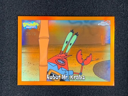 2025 topps chrome - topps, spongebob