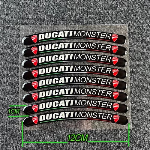 Set 8pz adesivi ruote - set, ducati