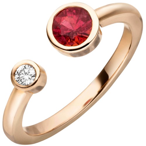 Anello 585 oro giallo con - anello,