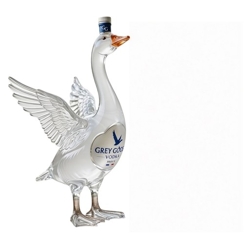 Vodka scolpito grigio - 3d,