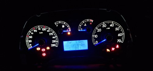 Quadro strumenti fiat grande - quadro,