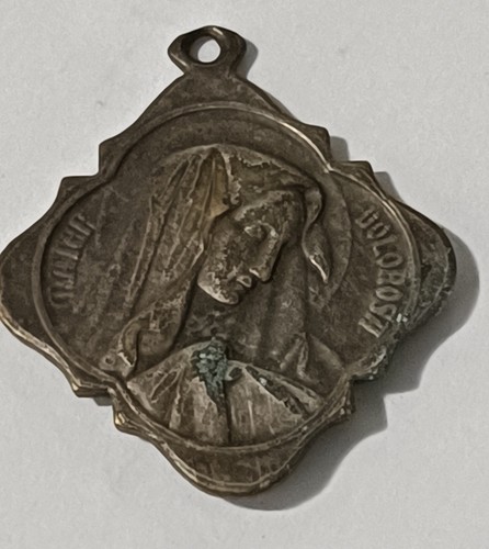 Antique old medal pendant
