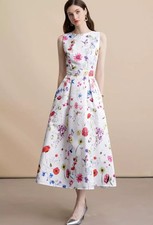 Vestito Bianco Floreale