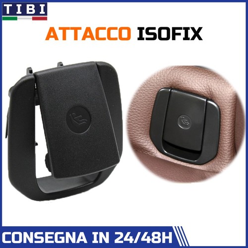 Coperchio attacco isofix nero - coperchio,