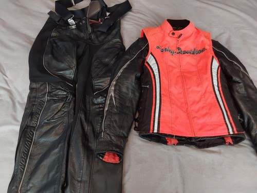Giacca pantaloni moto pelle - giacca,