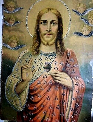 Antica stampa sacra anni - stampa,