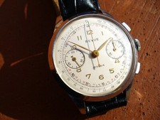 Orologio cronografo REVUE ANGELUS chronograph vintage ruota colonne funzionante