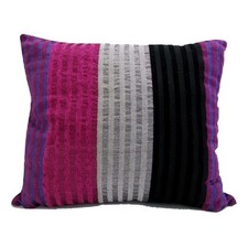 Copri Cuscino Etnico in Cotone, Velluto e Seta Sabra - Artigianato Marocchino