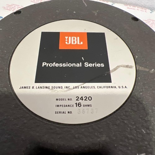 Jbl 2420 compression - jbl,
