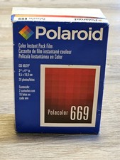 POLAROID 669 PELLICOLA PROFESSIONALE DOPPIA CONFEZIONE 20 FOTO NUOVA SIGILLATA Exp. 12/03