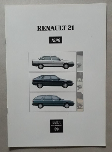 Brochure renault 1990 tl - -,