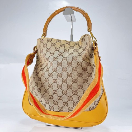 Borsa tracolla gucci bambù - a,