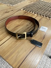 Cintura Coach in pelle di