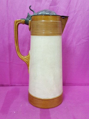 Brocca tankard ceramica peltro