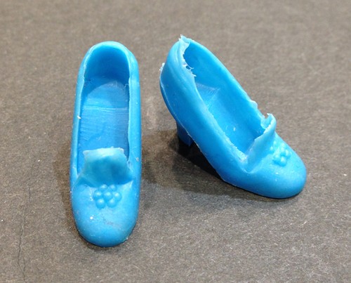 Barbie scarpe blu - barbie, vintage