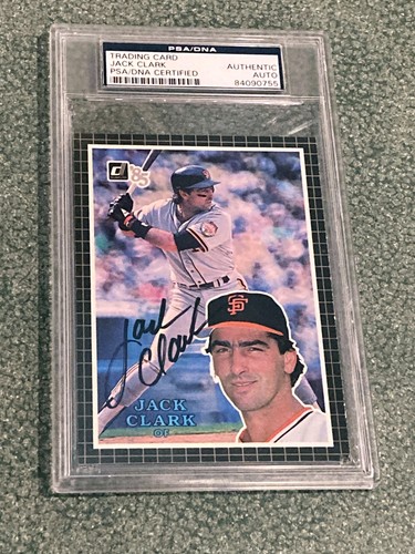 Jack clark 1985 donruss action - clark,