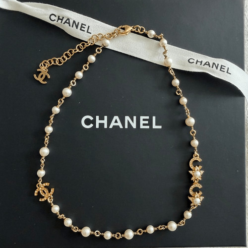 Collana catena stazione chanel - collana,