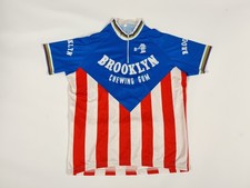 Vintage ciclismo Maglia  jersey Cycling Bici Bike Brooklyn Gios XXL Poliestere