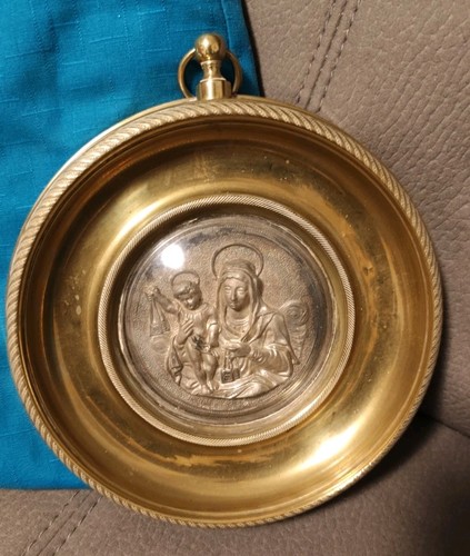 Quadro scultura sacra madonna - quadro,