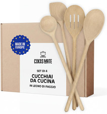 Set 4 Utensili Cucina in Legno