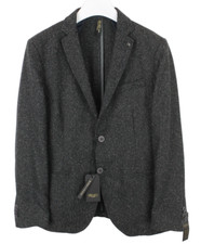 Liu Jo Uomo Blazer (EU) 50 In Mistura Di Lana A Righe Con Rever A Punta