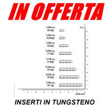 TUNGSTEN PAGODA I  NAIL SINKERS INSERT  PIOMBI INSERTI WACKY RIG TUNGSTENO 