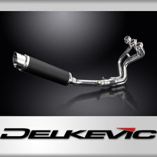 SILENZIATORE TONDO CARBONIO 350mm scarico completo YAMAHA MT09 SPORT TRACKER 2014-2020 