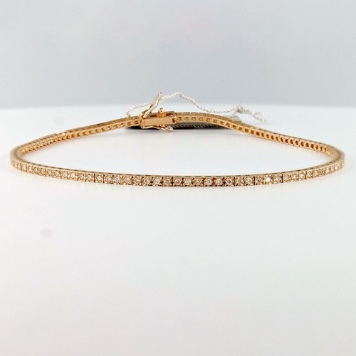 Bracciale tennis oro rosa - bracciale,