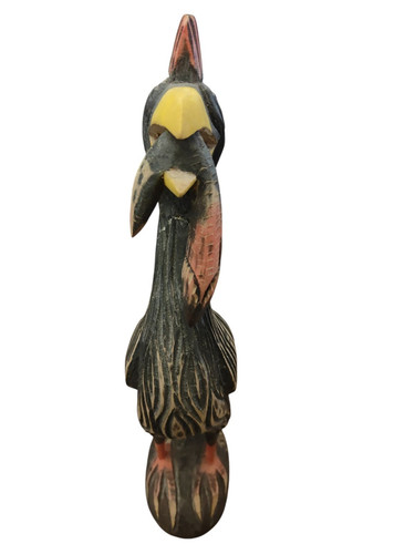 Scultura legno tucano - legno,
