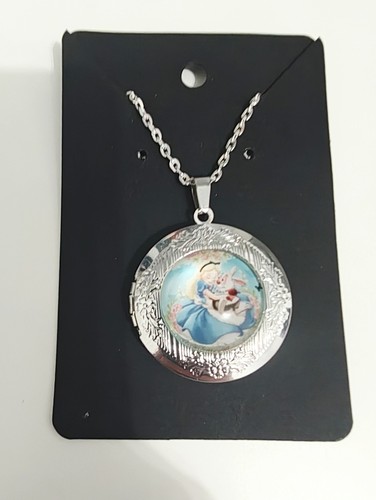 Collana medaglione alice nel - collana,