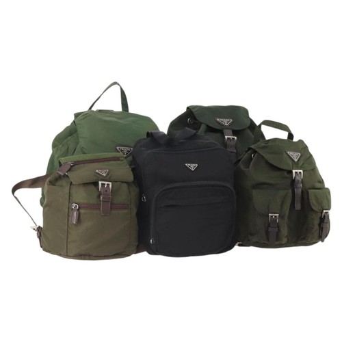 Prada zaino nylon set verde - nylon,