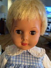 Bambola Ratti 18” made in Italy RARA HTF Soft Vinyl Skin Squeaker funziona CARINA