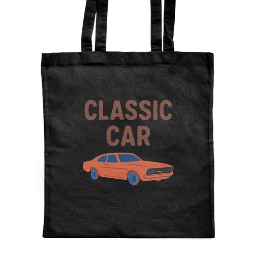 Borsa tote nera classic car - nera,