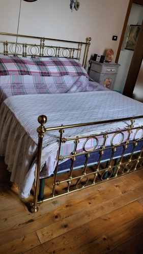 Letto matrimoniale ottone - letto,